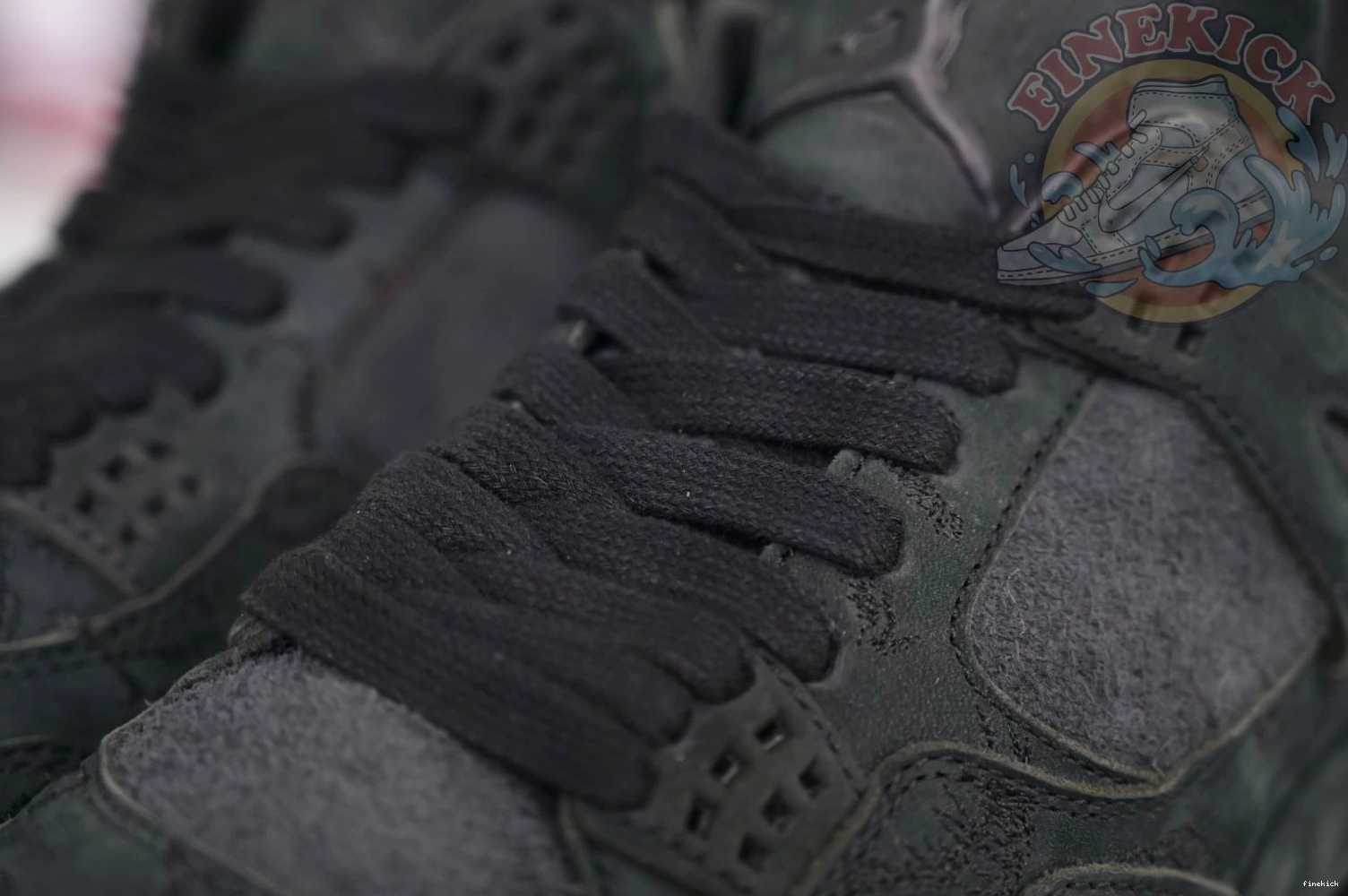 black kaws Jordan Air 4 Jordan 0217